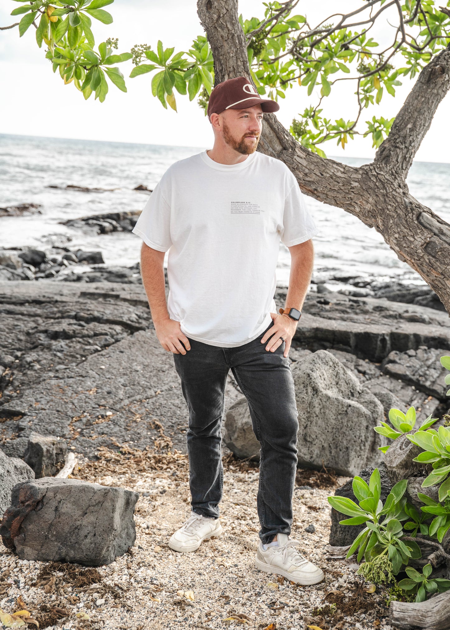 Colossians 3:13 Forgive as the Lord Forgave You - Unisex Heavyweight T-Shirt